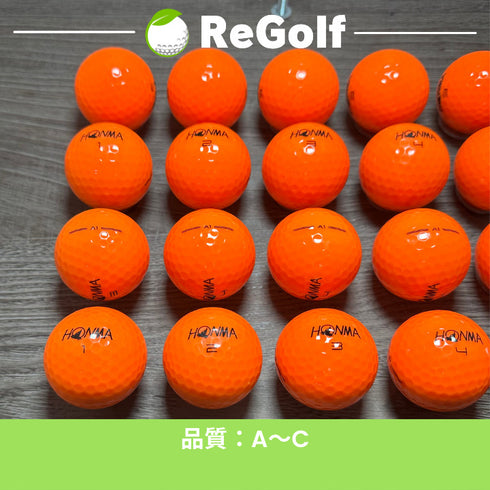 【中古】 【送料無料】 ロストボール 本間ゴルフ ホンマ A1 オレンジ 20球 ACランク リゴルフ